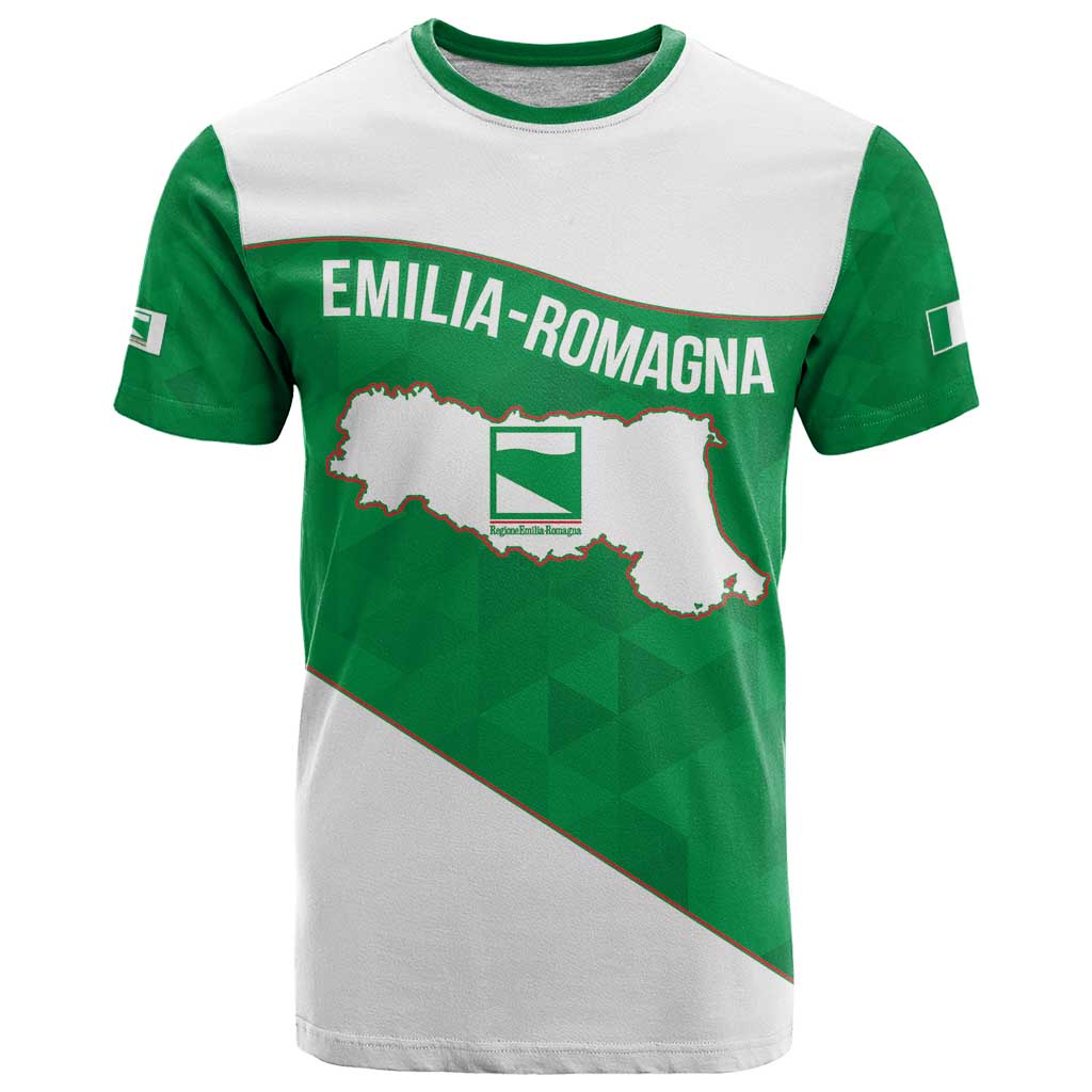 Personalized Italy Emilia-Romagna T-Shirt Inspiration Flags Style Graphic Tee