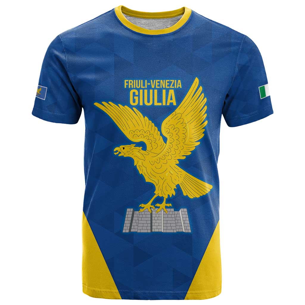 Personalized Italy Friuli-Venezia Giulia T-Shirt Inspiration Flags Style Graphic Tee