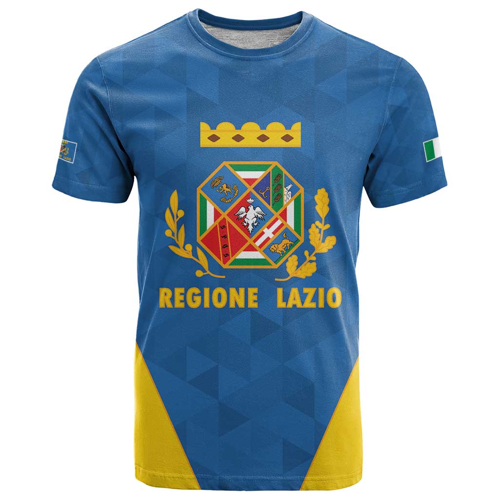 Personalized Italy Lazio T-Shirt Inspiration Flags Style Graphic Tee