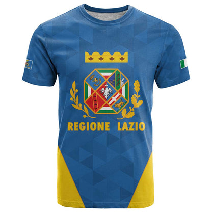 Personalized Italy Lazio T-Shirt Inspiration Flags Style Graphic Tee