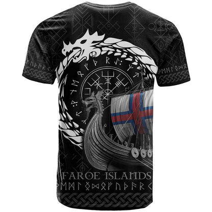 Faroe Islands Viking Drakkar T-Shirt Viking Blood Graphic Tee