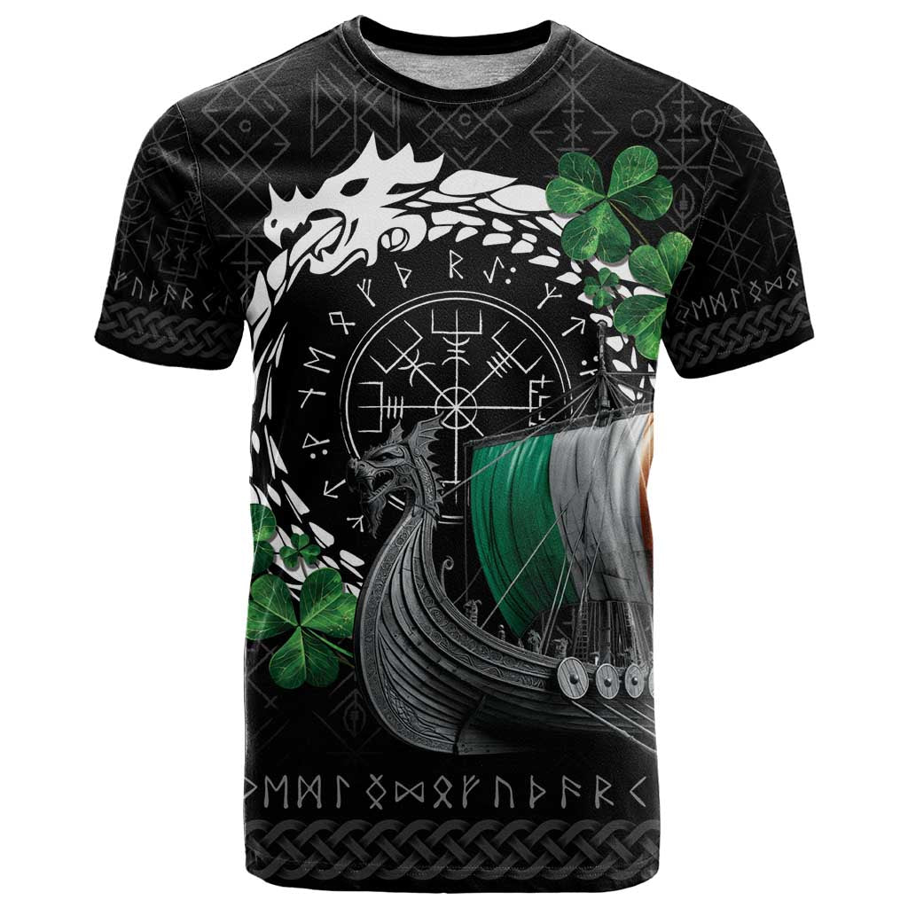 Ireland Viking Drakkar T-Shirt Viking Blood Graphic Tee