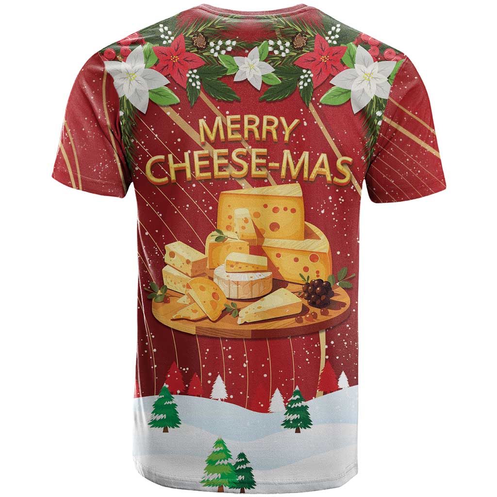 Merry Cheesemas T-Shirt Switzerland Frohe Weihnachten Graphic Tee