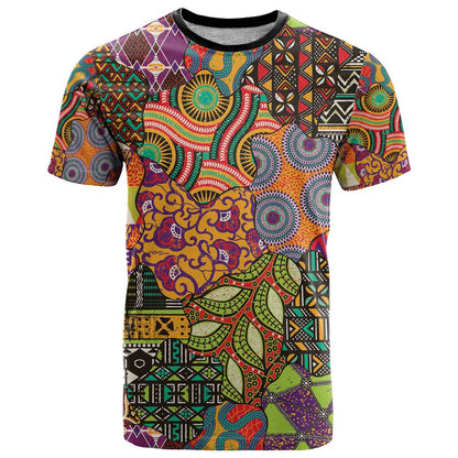 Traditional Ethnic African Vintage Motifs T-Shirt Graphic Tee