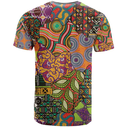 Traditional Ethnic African Vintage Motifs T-Shirt Graphic Tee