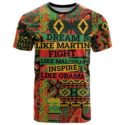 Black History Black Month Dream Like T-Shirt Graphic Tee