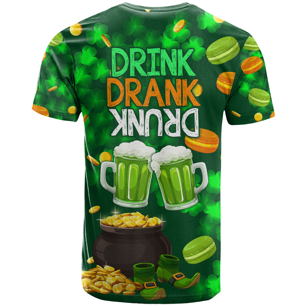Be Irish St Patricks Day T-Shirt Drink Drank Drunk Graphic Tee
