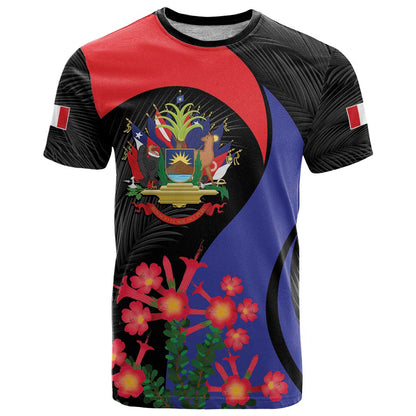 Peru Coat of Arms T-Shirt First Version 1821 - 1825 Graphic Tee