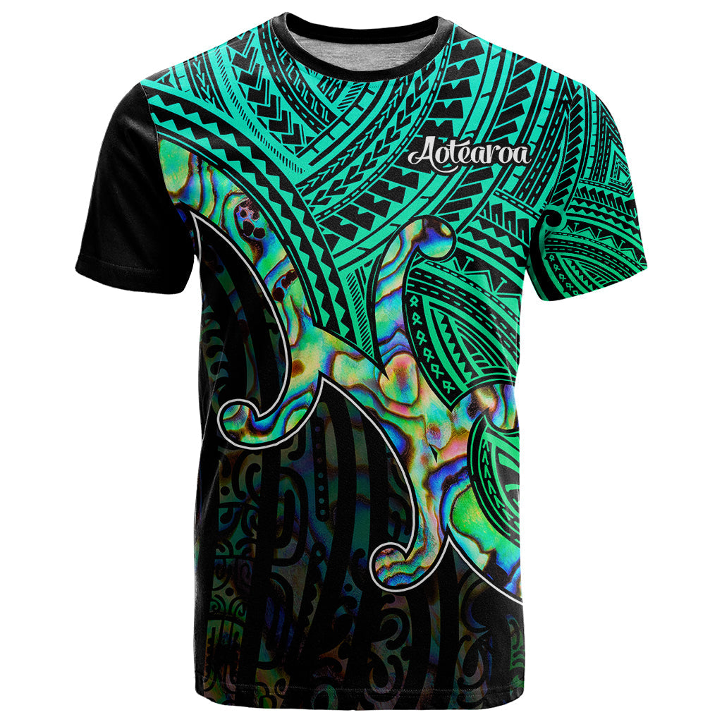 Maori T-Shirt Aotearoa Papua Shell with Tribal Pattern Graphic Tee