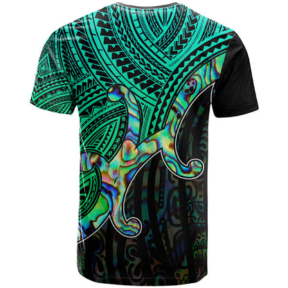 Maori T-Shirt Aotearoa Papua Shell with Tribal Pattern Graphic Tee