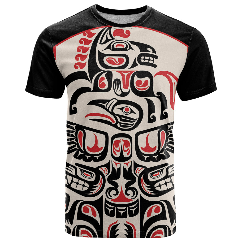Personalized Canada Indigenous Haida Art T-Shirt Graphic Tee