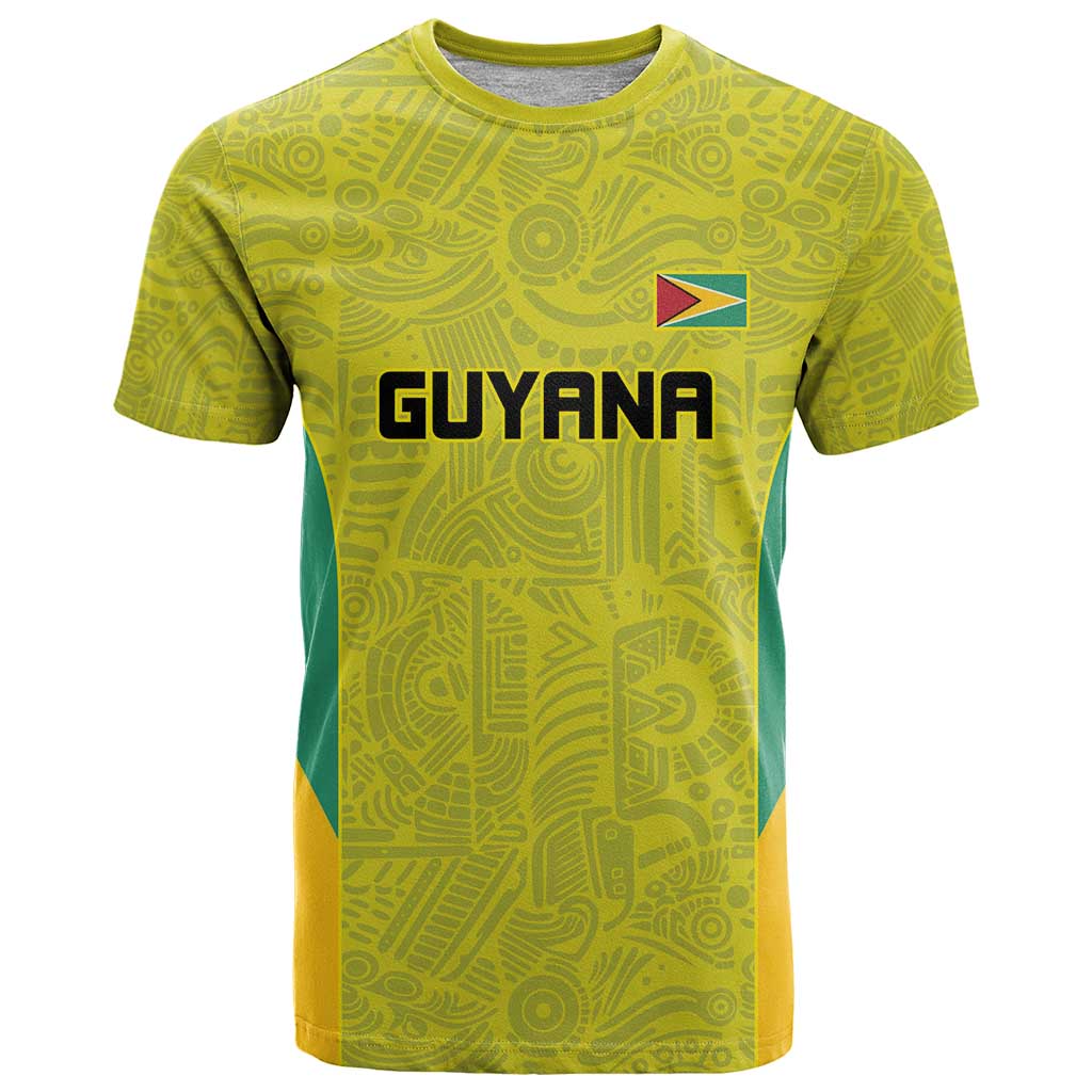 Golden Jaguars Football Custom T-Shirt Proud of Guyana Graphic Tee