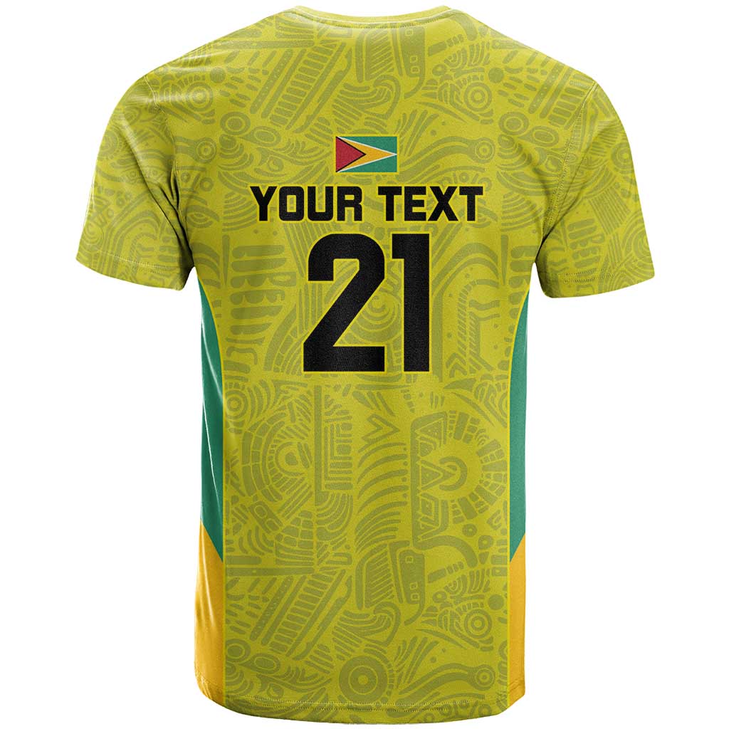 Golden Jaguars Football Custom T-Shirt Proud of Guyana Graphic Tee