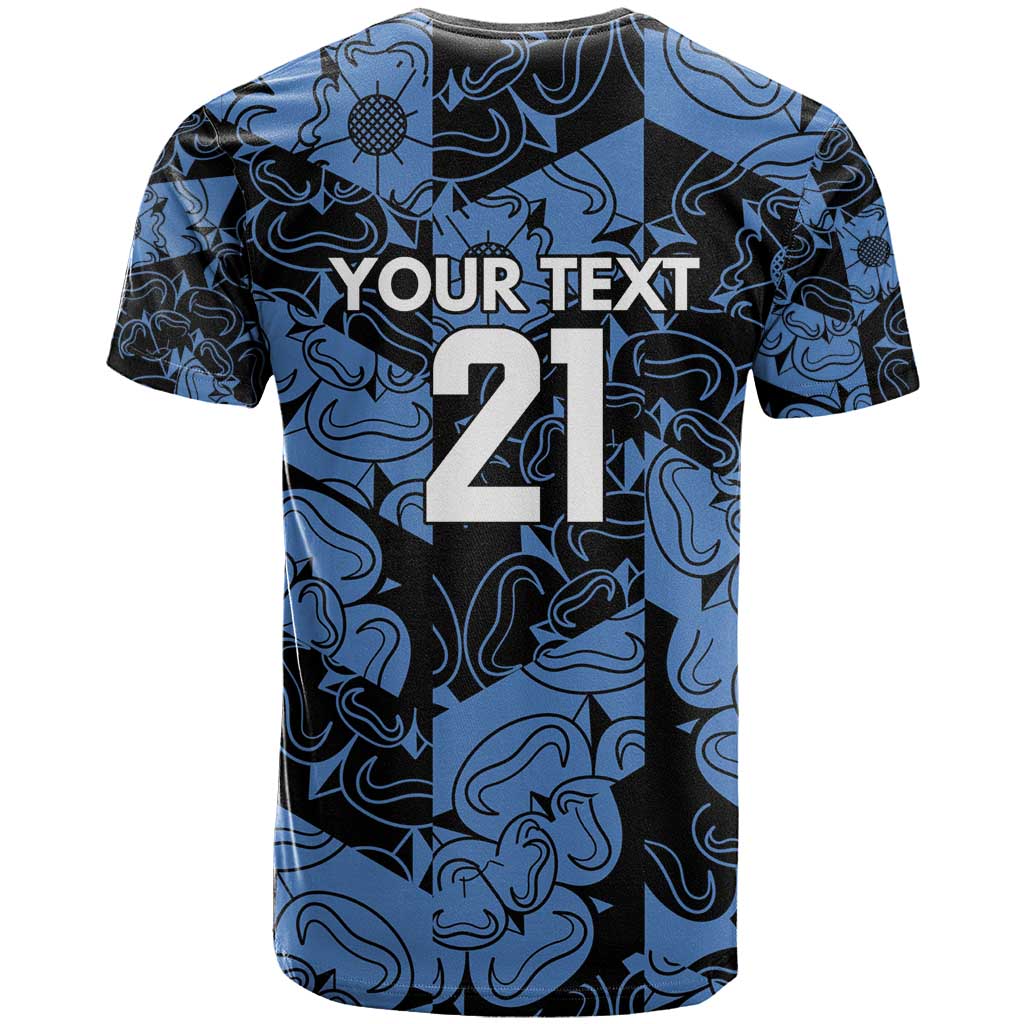 Custom Yorkshire Vikings Heritage Pride T-Shirt White Rose of Yorkshire Graphic Tee