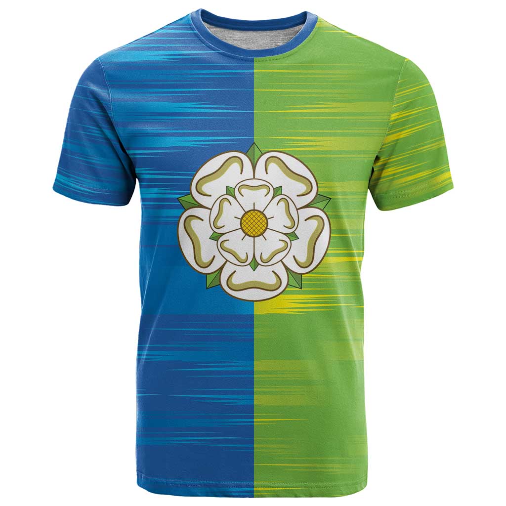 Yorkshire Heritage Personalized T-Shirt East Yorkshire White Rose Graphic Tee