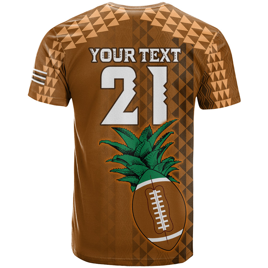 Custom Hawaii Honolulu Bowl T-Shirt With Kakau Tribal Pattern Graphic Tee