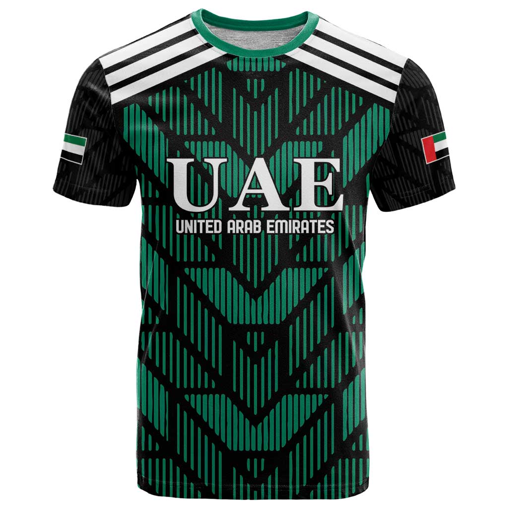 Custom UAE Football T-Shirt Green Concept 19-2020 Graphic Tee