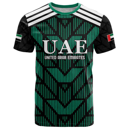Custom UAE Football T-Shirt Green Concept 19-2020 Graphic Tee