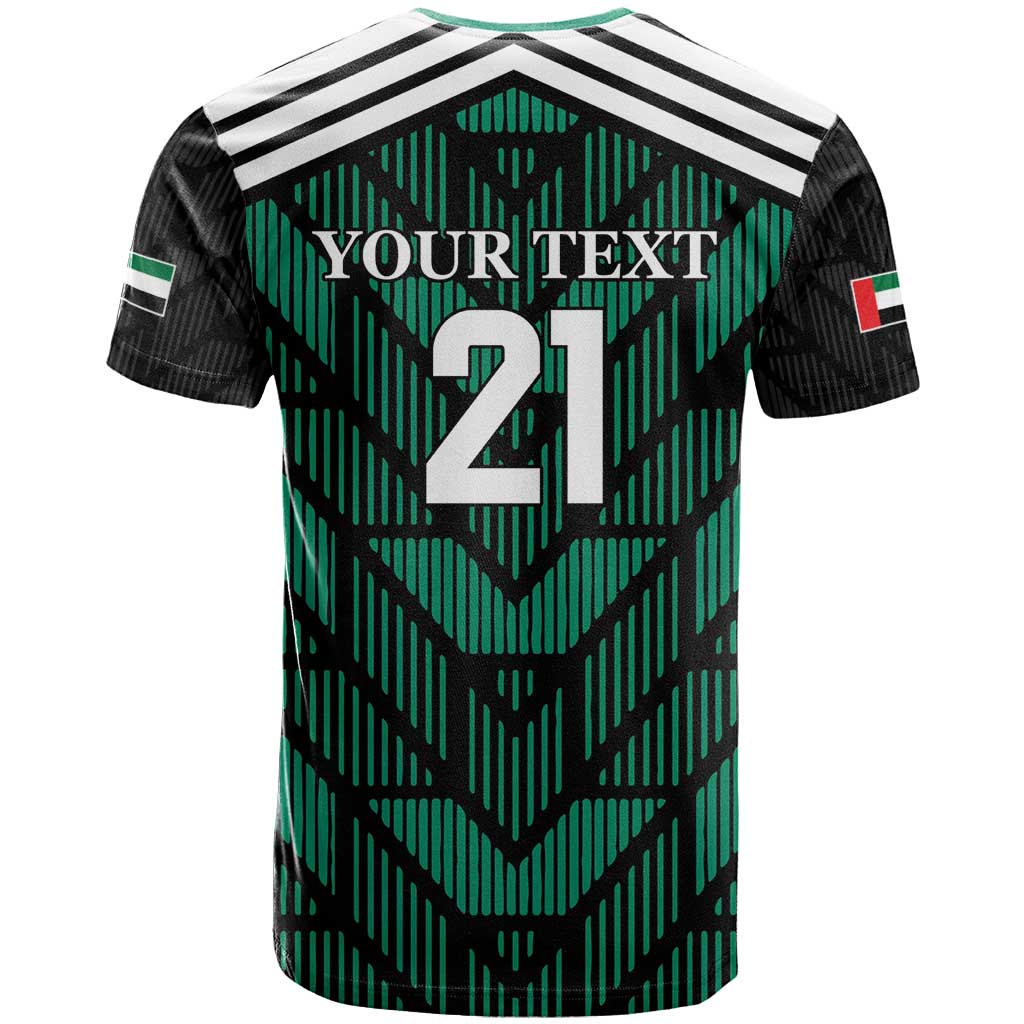 Custom UAE Football T-Shirt Green Concept 19-2020 Graphic Tee