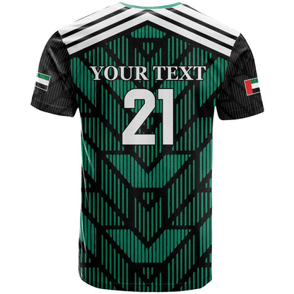 Custom UAE Football T-Shirt Green Concept 19-2020 Graphic Tee