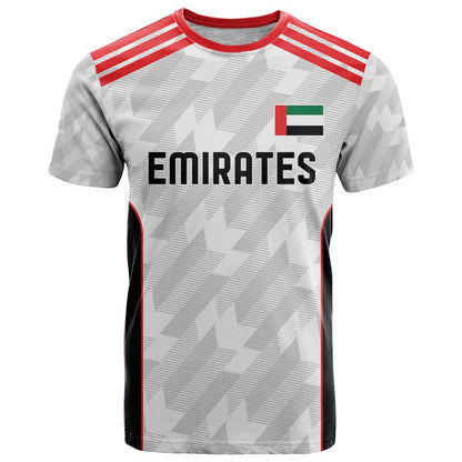 Custom UAE Football T-Shirt The Whites Concept 19-2020 Graphic Tee
