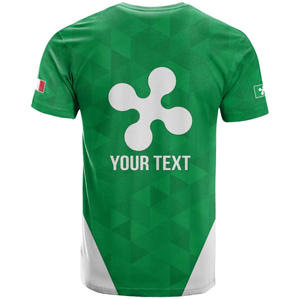 Personalized Italy Lombardy T-Shirt Inspiration Flags Style Graphic Tee
