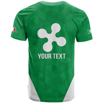 Personalized Italy Lombardy T-Shirt Inspiration Flags Style Graphic Tee