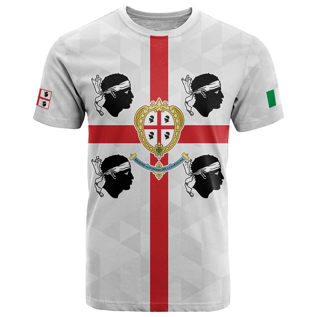 Personalized Italy Sardinia T-Shirt Inspiration Flags Style Graphic Tee