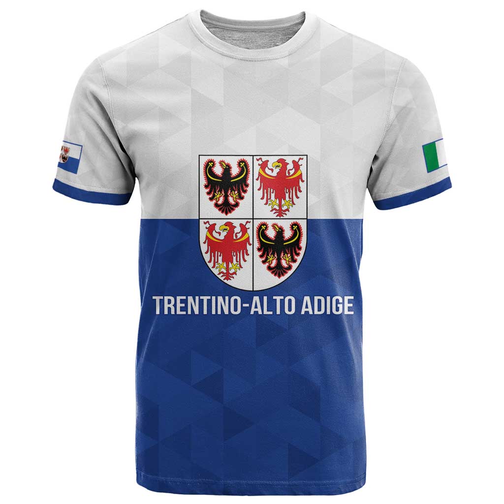 Personalized Italy Trentino-Alto Adige T-Shirt Inspiration Flags Style Graphic Tee