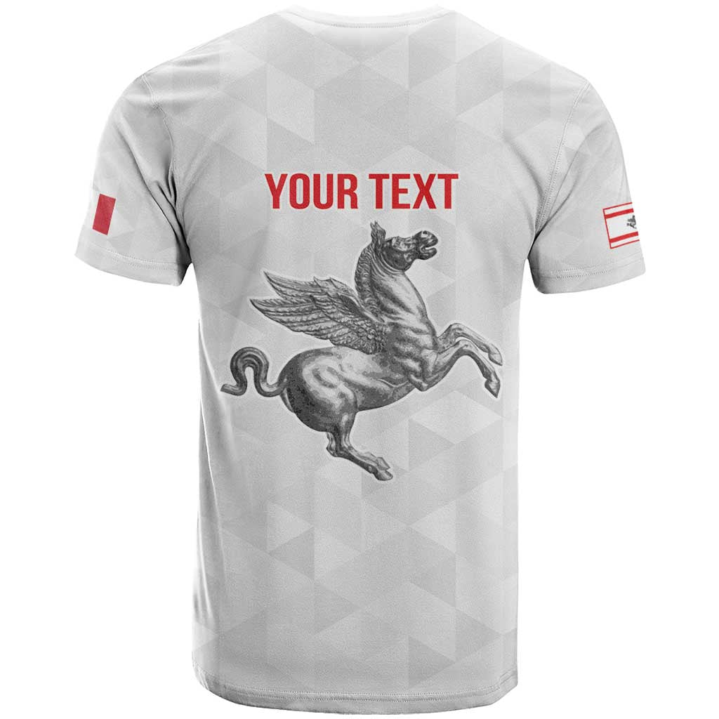 Personalized Italy Tuscany Pegasus Rampant T-Shirt Inspiration Flags Style Graphic Tee