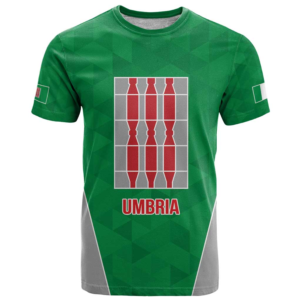 Personalized Italy Umbria T-Shirt Inspiration Flags Style Graphic Tee