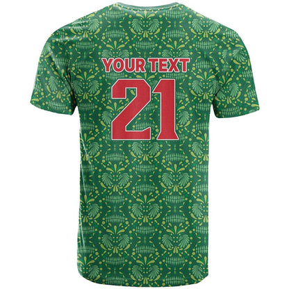 Mexico WC26 Custom T-Shirt Minimalist Aztec Eagle Green Color Graphic Tee