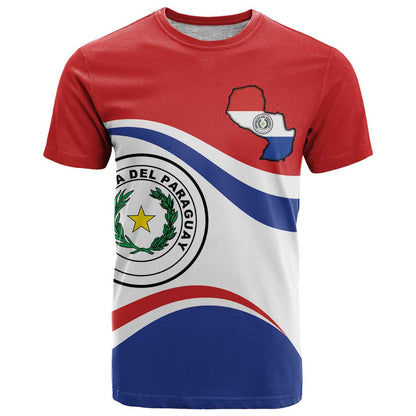 Paraguay Paz y justicia T-Shirt Coat of arms of Paraguay Graphic Tee