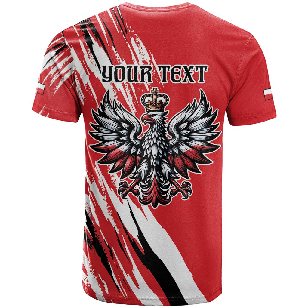 Poland National Flag Day Personalized T-Shirt Polsk Eagle Simple Style Graphic Tee