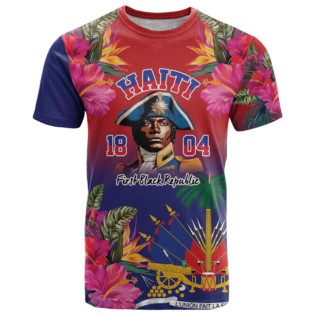 Haiti Toussaint Louverture Personalized T-Shirt Haitian Revolution 1804 Graphic Tee
