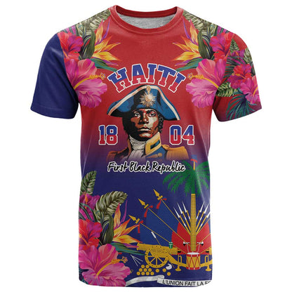 Haiti Toussaint Louverture Personalized T-Shirt Haitian Revolution 1804 Graphic Tee