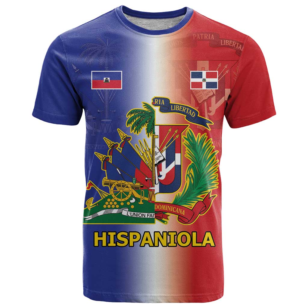 Hispaniola Personalized T-Shirt Dominican Republic Haiti Map Graphic Tee