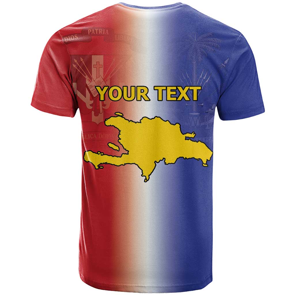 Hispaniola Personalized T-Shirt Dominican Republic Haiti Map Graphic Tee
