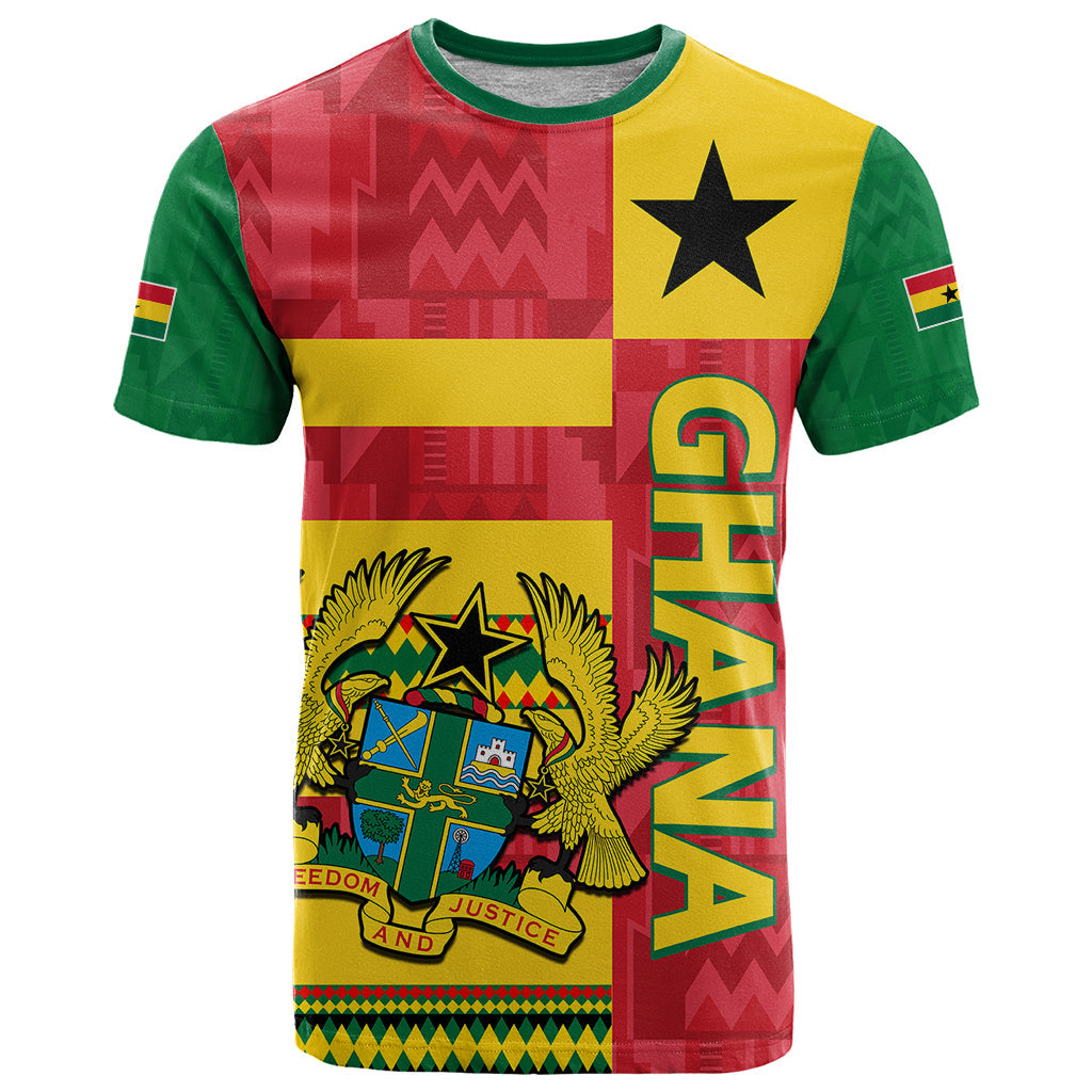 Ghana T-Shirt Republic Day - African Kitenge Style Graphic Tee