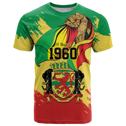 Republic of The Congo Independence Day Personalized T-Shirt Congo-Brazzaville Since 1960 Graphic Tee
