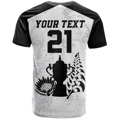 Custom New Zealand South Africa Rugby T-Shirt History Commemorative World Cup Winners Unique Graphic Tee