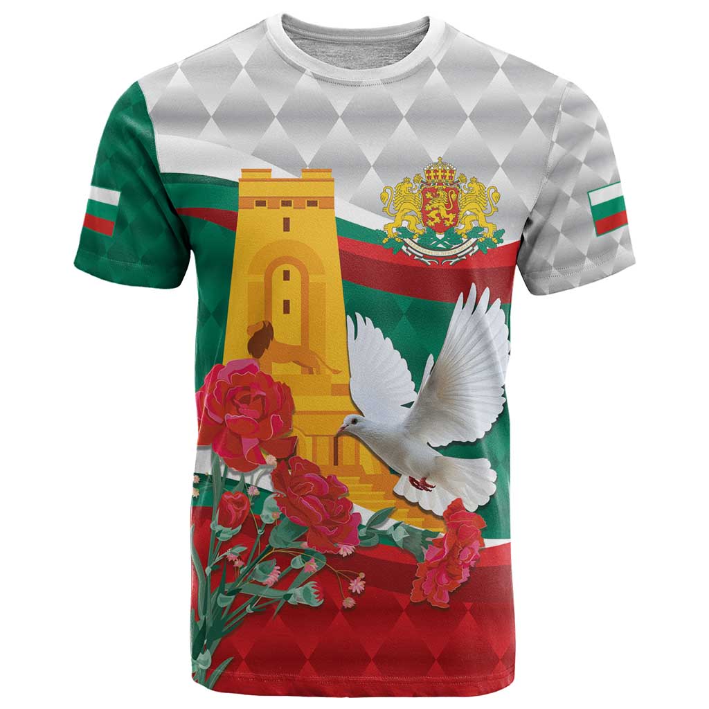 Bulgaria Liberation Personalized T-Shirt Suedinenieto Pravi Silata Graphic Tee