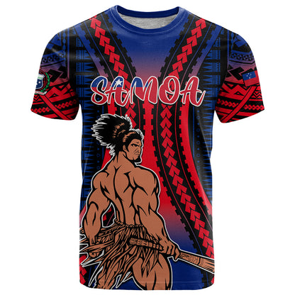 Custom Polynesian Samoa Independence Day T-Shirt Polynesian Pacific Tribal Graphic Tee