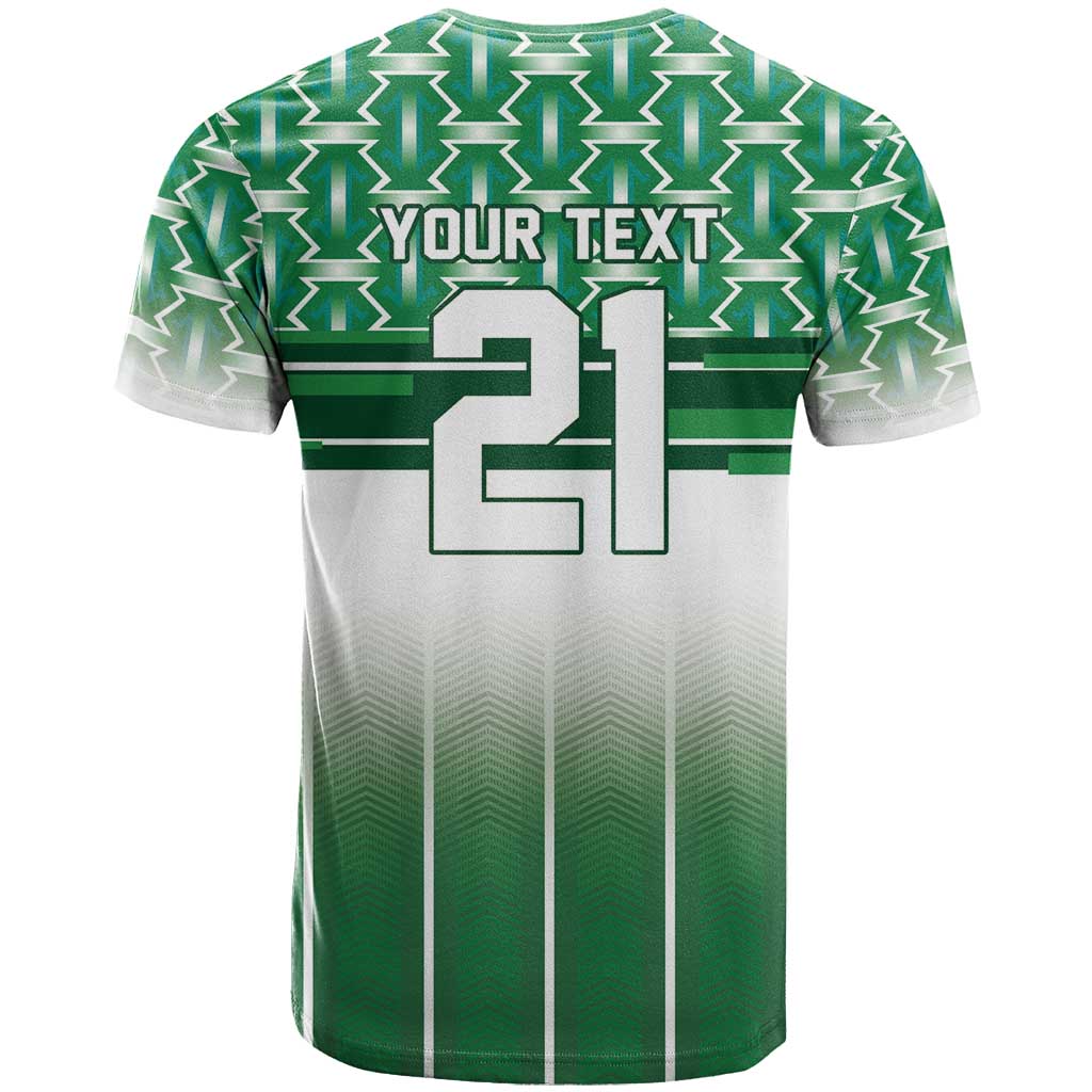 World Football Morocco Custom T-Shirt 1994 Away Retro Green Jersey Graphic Tee