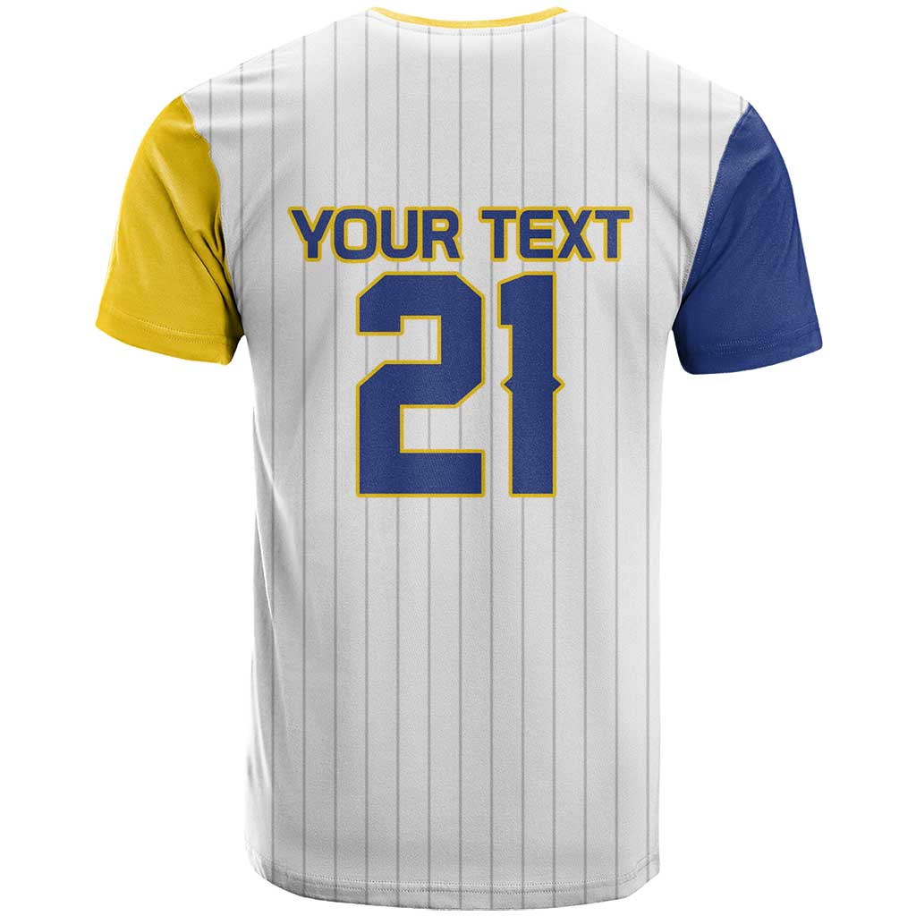 Custom Dripping Baseball Colombia T-Shirt Graphic Tee