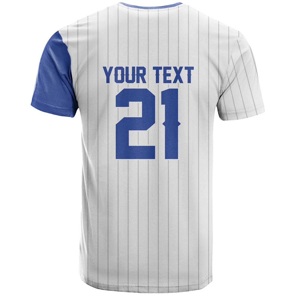 Custom Dripping Baseball Israel T-Shirt Graphic Tee