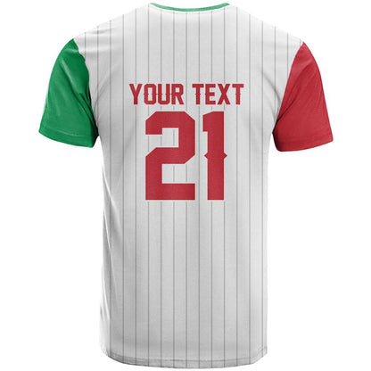Custom Dripping Baseball Italy T-Shirt Graphic Tee