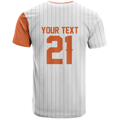 Custom Dripping Baseball Netherlands T-Shirt Graphic Tee
