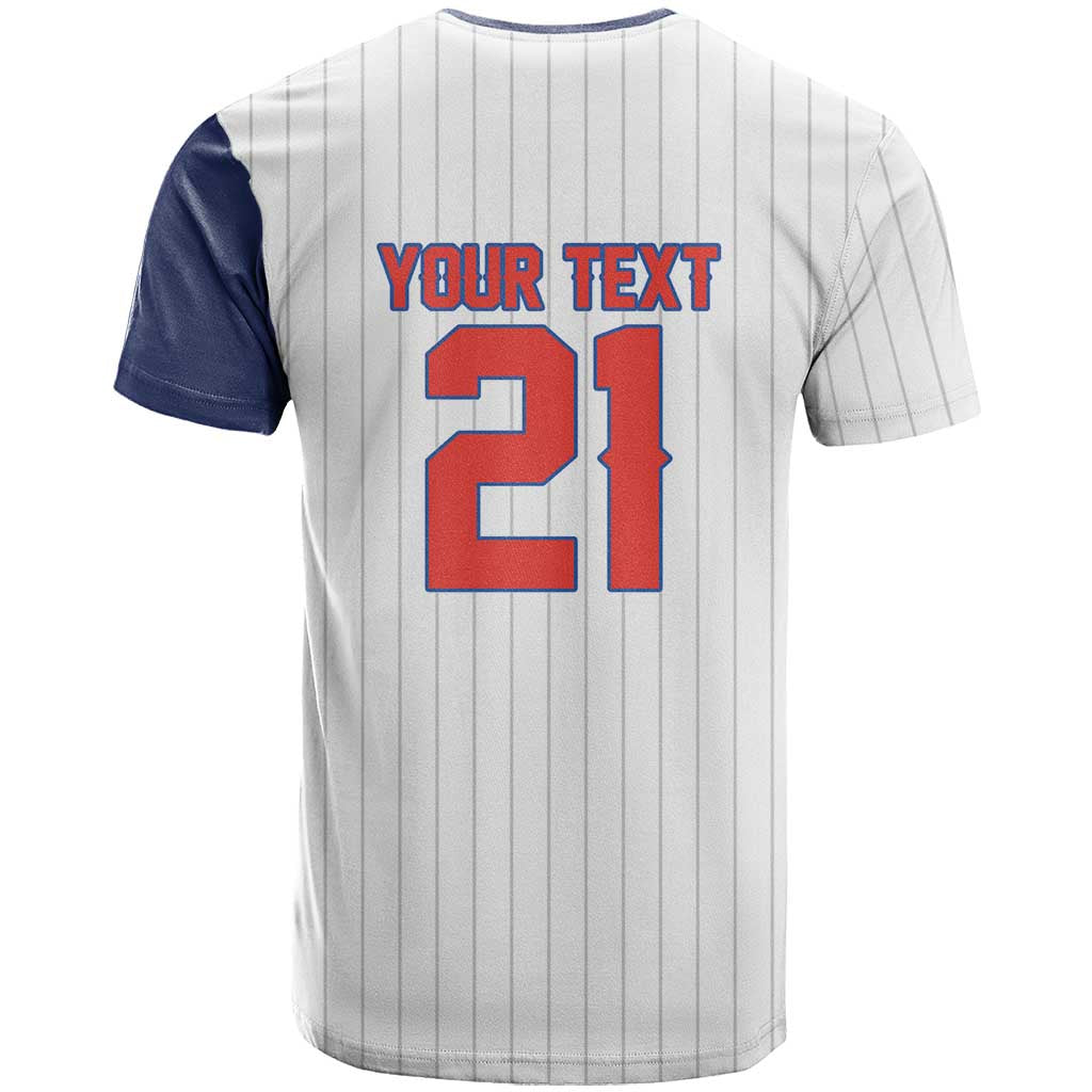 Custom Dripping Baseball Panama T-Shirt Graphic Tee