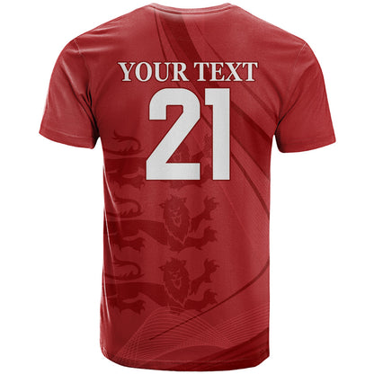 England Cricket World Cup 2024 T-Shirt Tri Lions Make Champions Graphic Tee